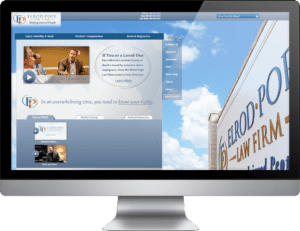 Elrod Pope Law Firm Website Screenshot