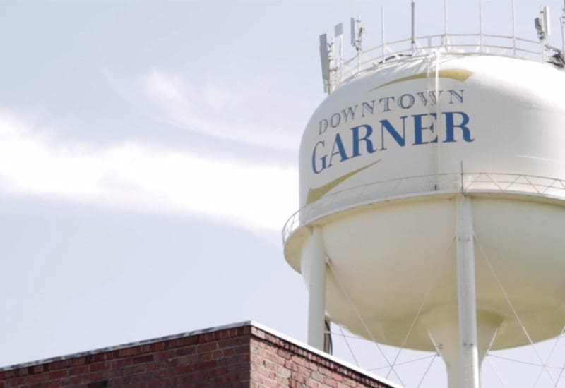 Downtown Garner Water Tower