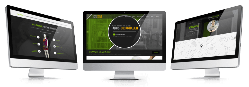 Springs Creative Website Design Examples