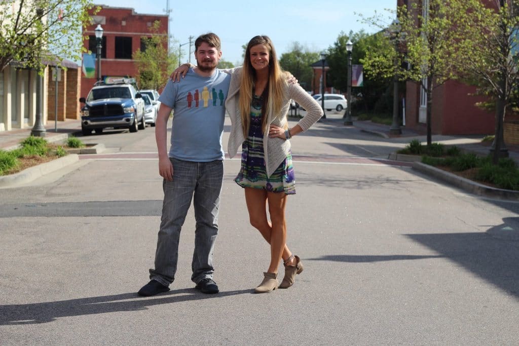 Chance and John on Caldwell St