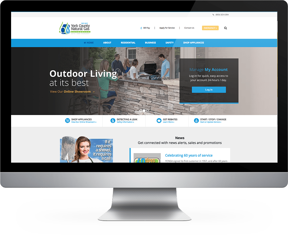 york county natural gas authority website