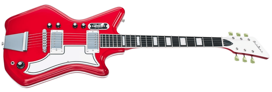 airline red electric guitar