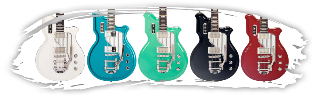 Five Airline Map electric guitars