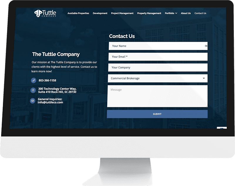 Website Development Case Study Screenshot