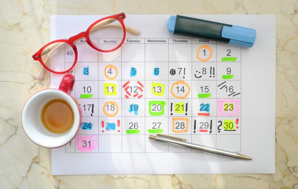 creating an editorial calendar for digital marketing