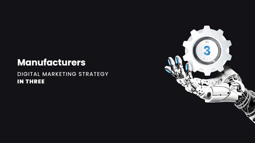 manufacturing digital marketing strategy in three